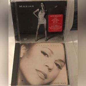 Mariah Carey lot of 2 cds. #1’s, music box.